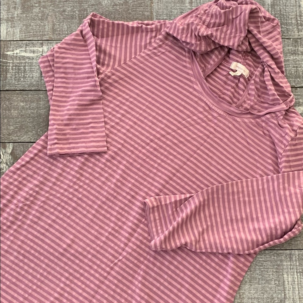 Heartstring Striped Hooded Tunic